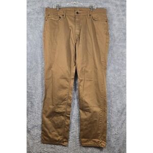 Levis 541 Athletic Taper Pants Mens 40x36 Brown Khaki Chino 5-Pocket Stretch